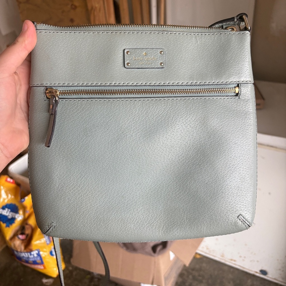 Kate Spade Light Gray Crossbody Bag